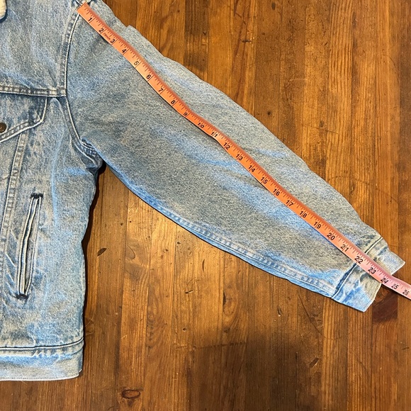 Levi’s Sherpa lined Trucker Jacket - Orange tab - Picture 9 of 10